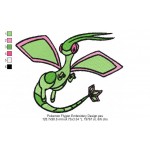 Pokemon Flygon Embroidery Design